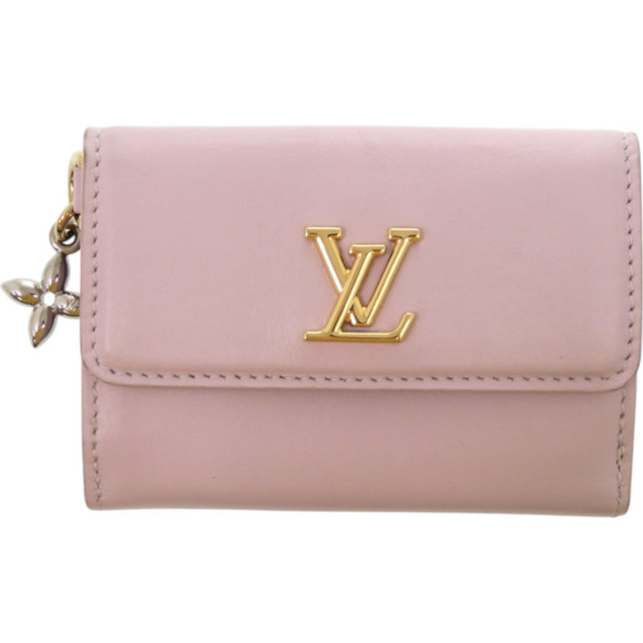 Excellent condition Louis Vuitton Mini Trifold Wallet LV Bloom M15083 in purp...